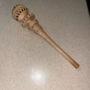 Traditional Mexican molinillo - Hand Carved Wood Whisk